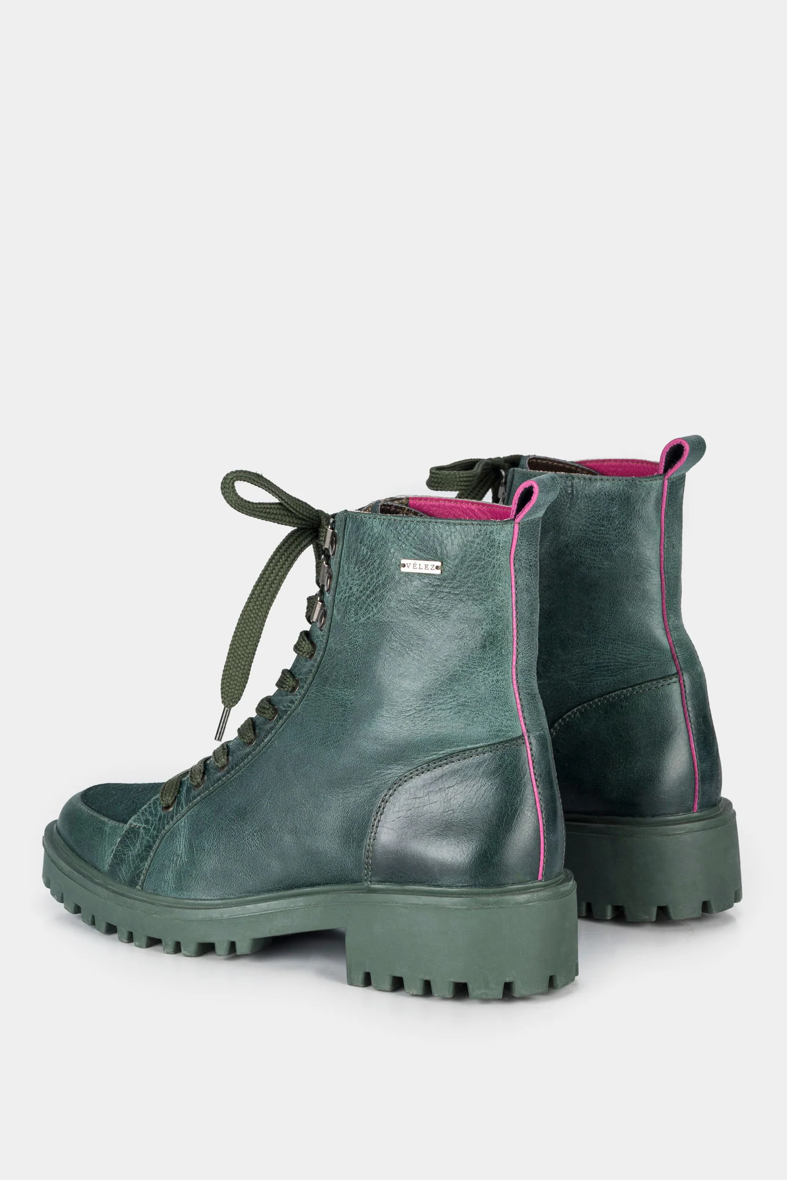 Women’s Etna Leather Ankle Boots with Lug Sole - Image 3
