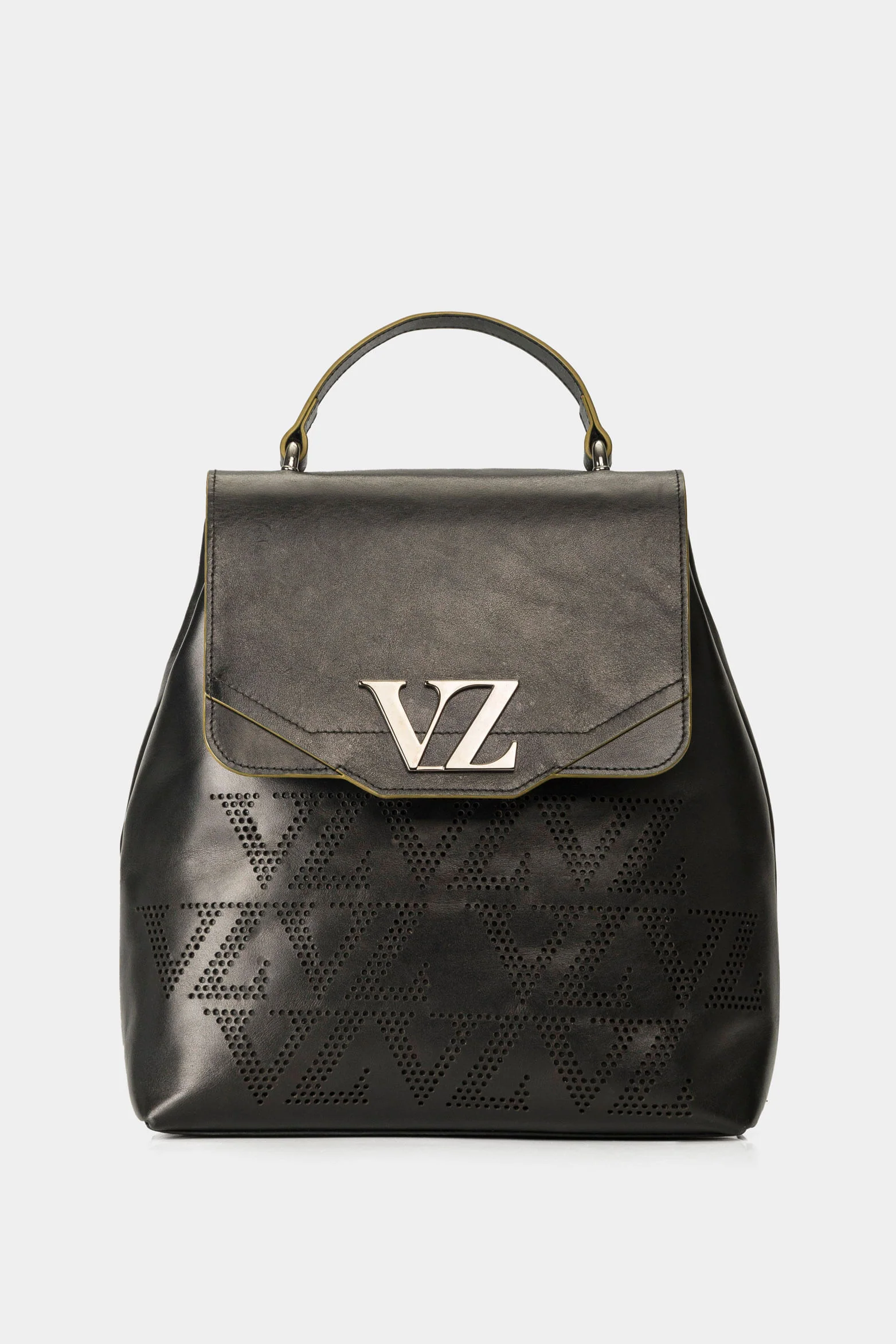 Women’s Goji Leather Backpack with VZ Monogram