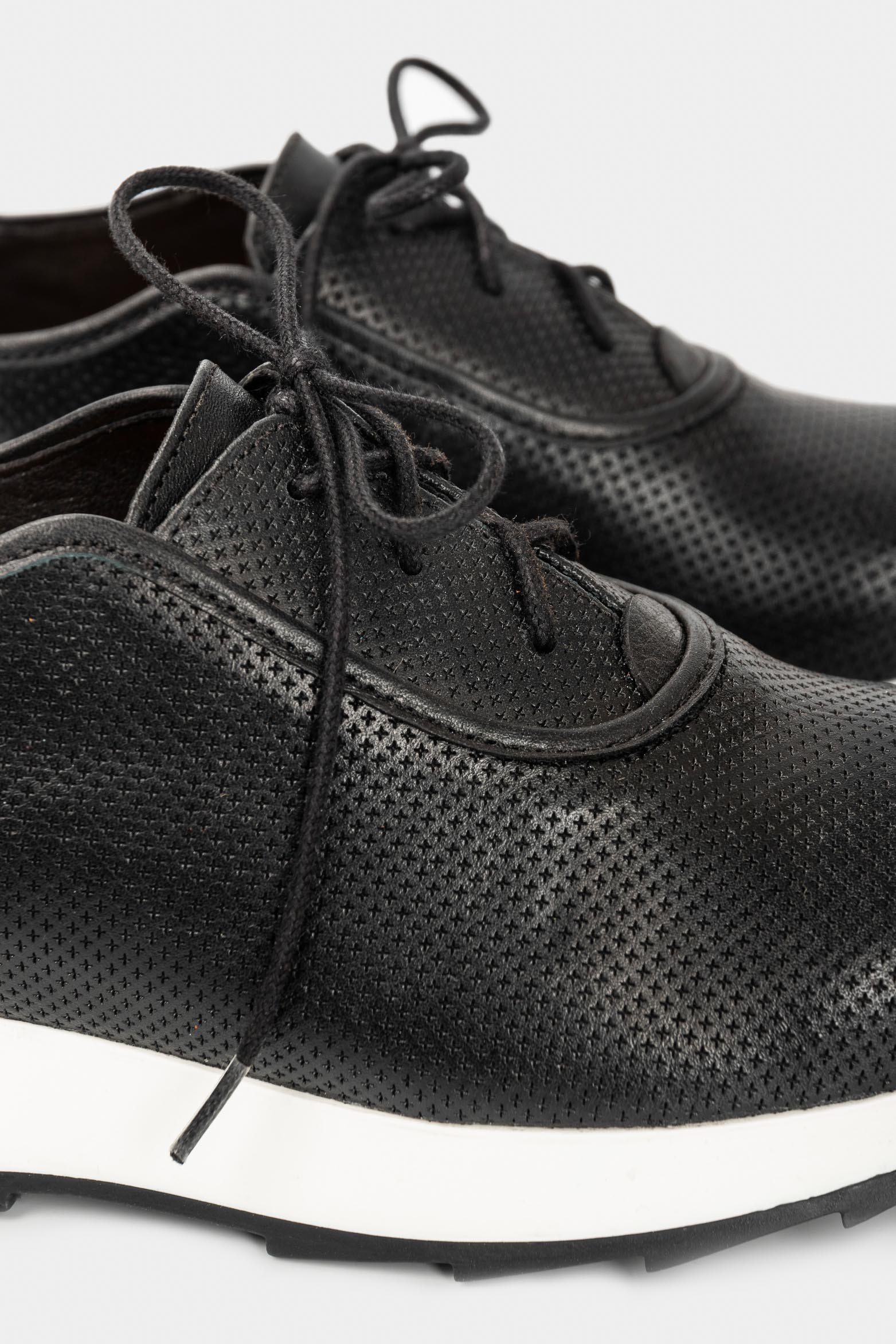 Women’s Leather Lace-Up Shoes with Sport Sole - Image 6