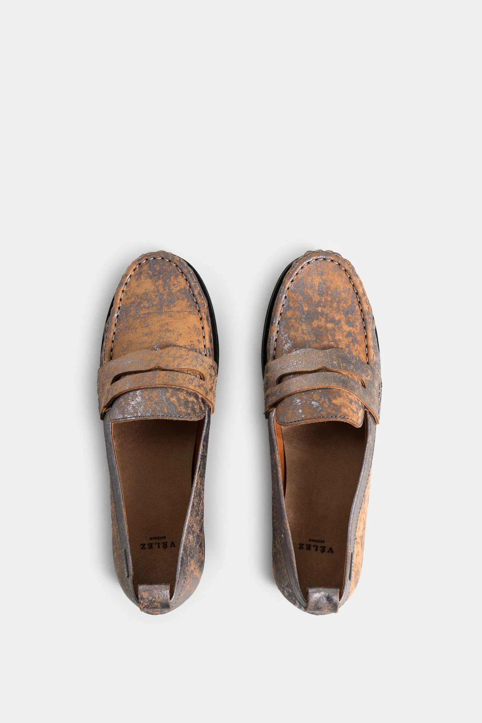 Women’s Lucerne Leather Loafers with Mini Heel - Image 4