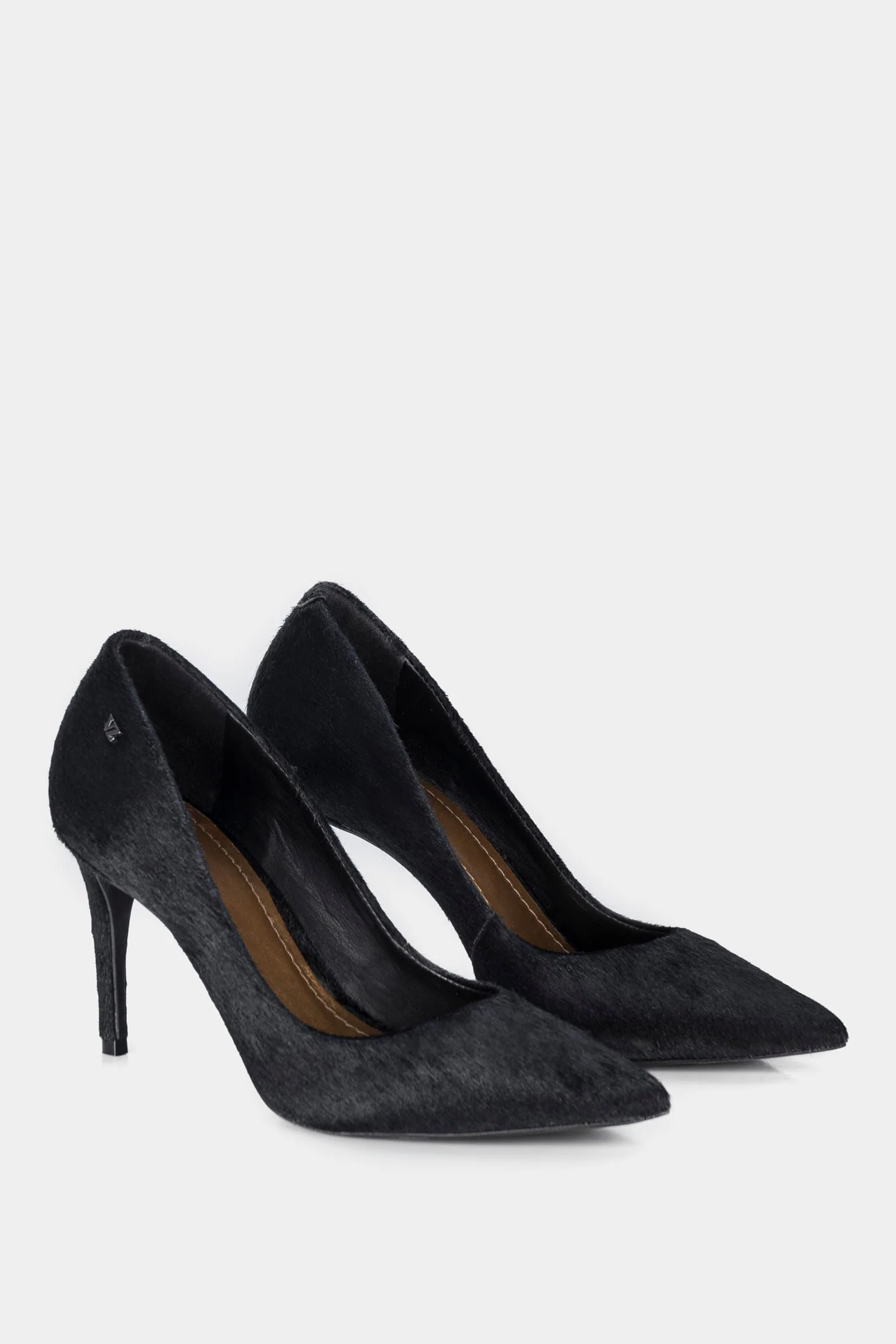 Women’s Morocco Pump in Black Leather with Pointed Toe - Image 2