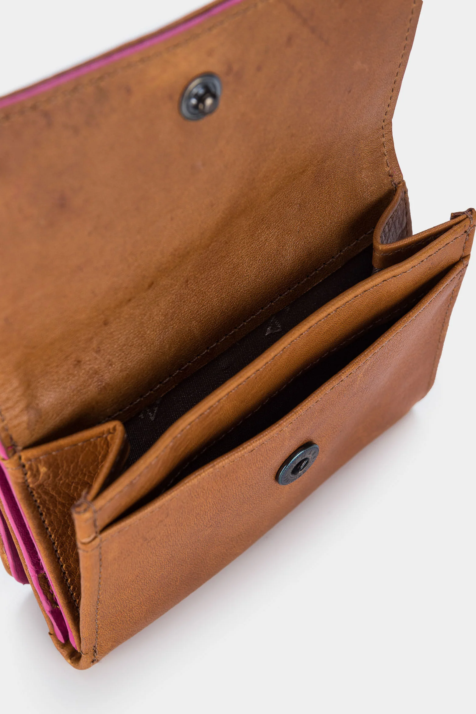 Women’s Multipurpose Small Wallet in Honey Leather - Image 5