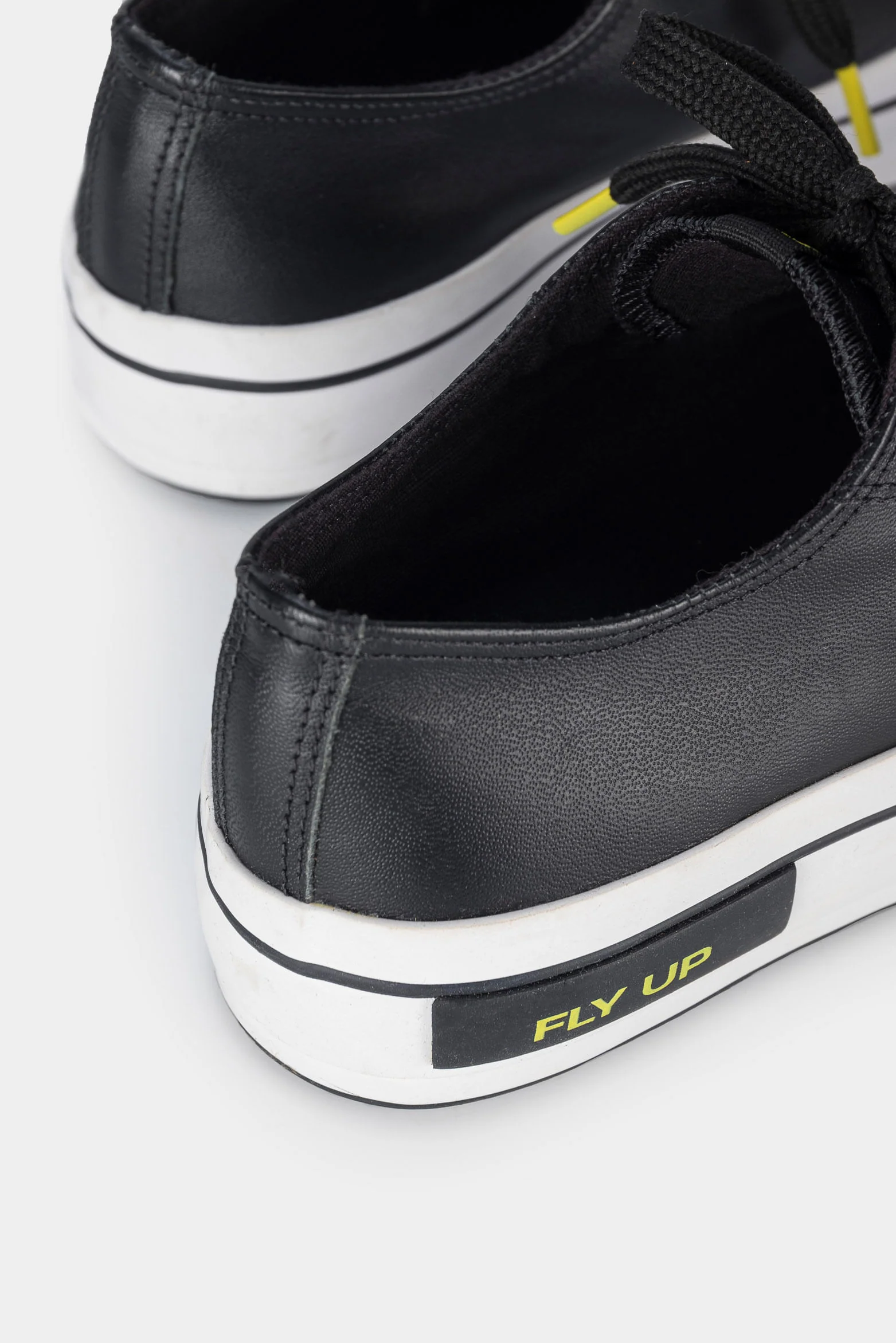 Women’s Nepal Sneakers in Black Leather - Image 5