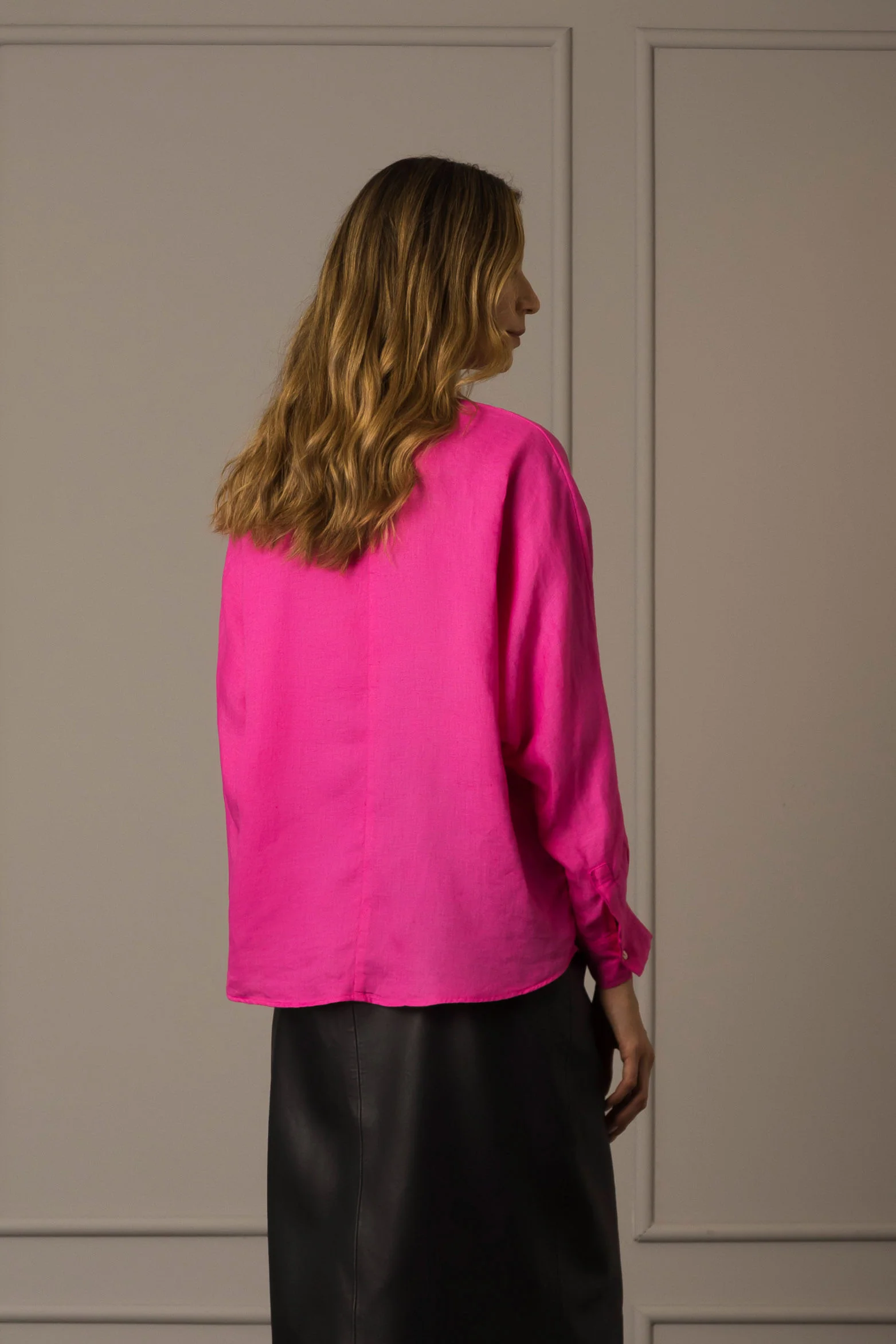 Women’s Peony Long Sleeve Shirt - Image 4