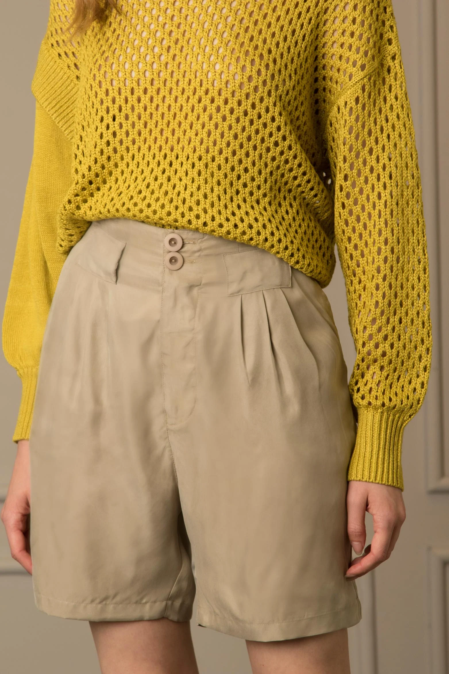 Women’s Plum Mesh Sweater - Image 3