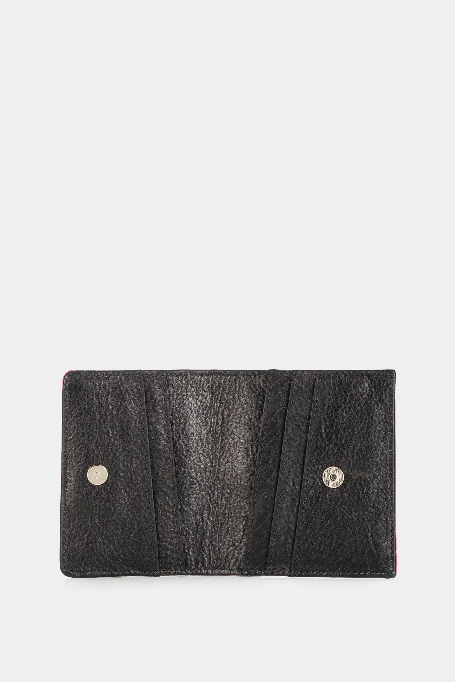 Women’s Splash Leather Card Holder with Seatbelt-Style Wrist Strap - Image 2
