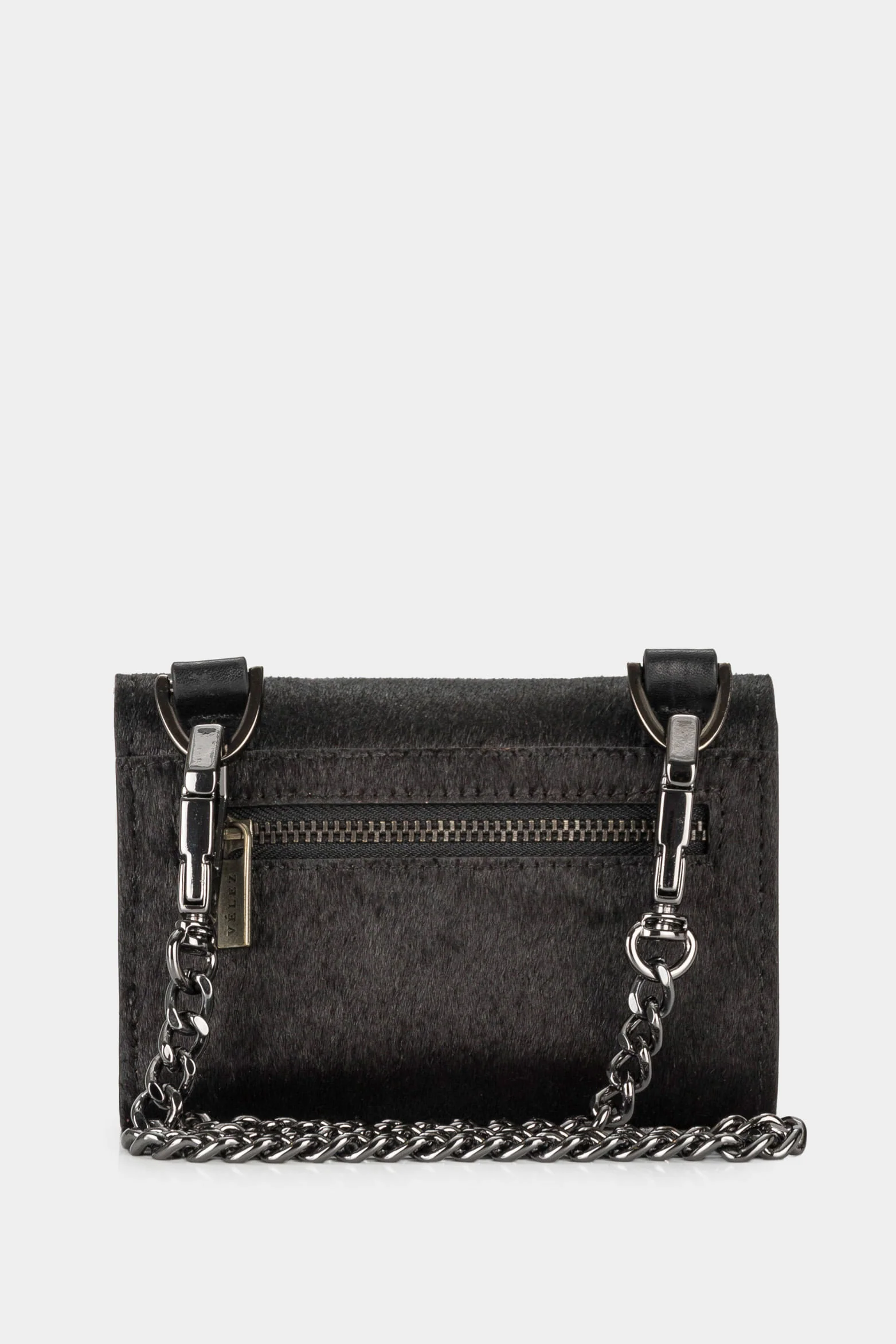 Women’s Taupe Leather Wallet with Removable Strap - Image 3