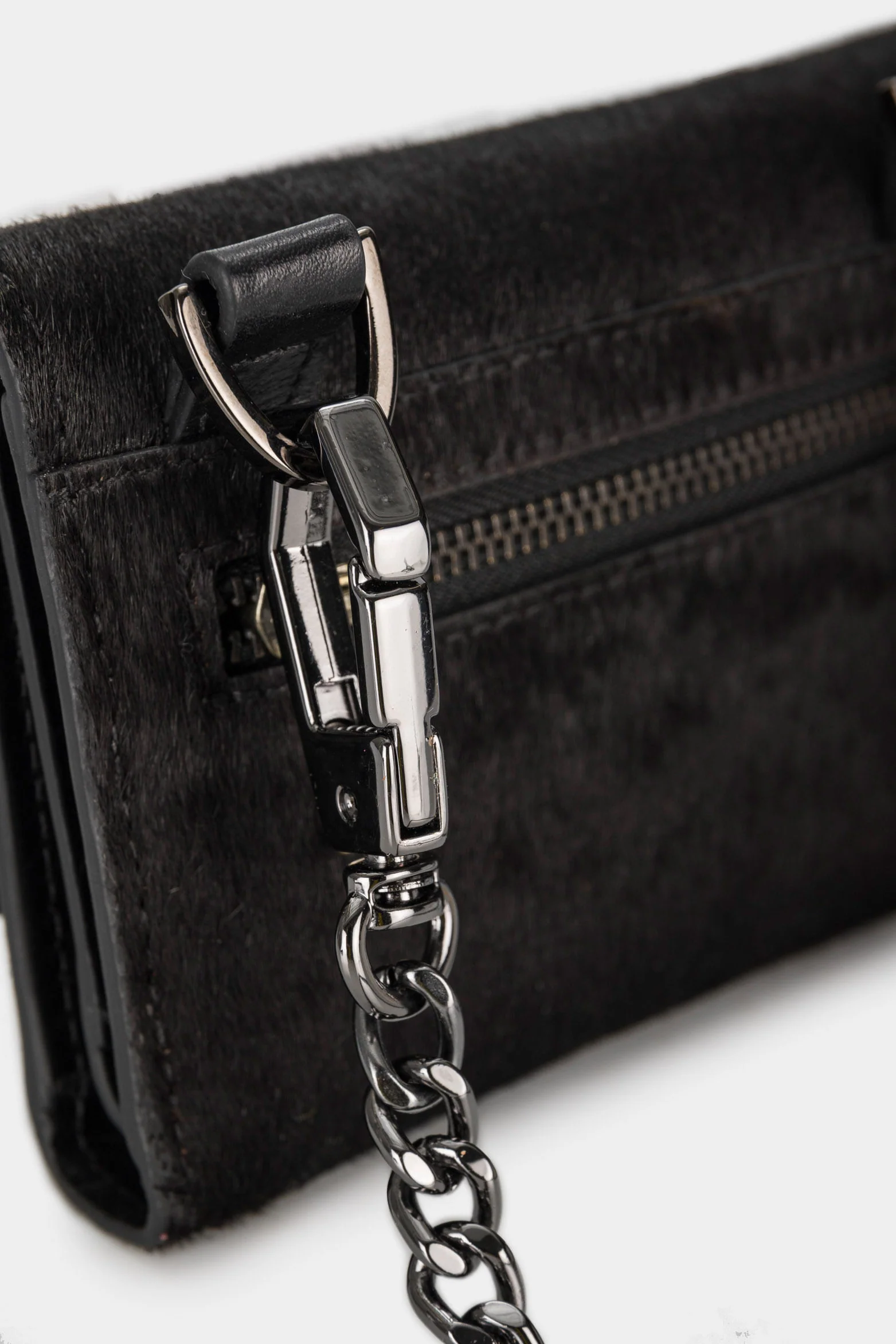 Women’s Taupe Leather Wallet with Removable Strap - Image 5