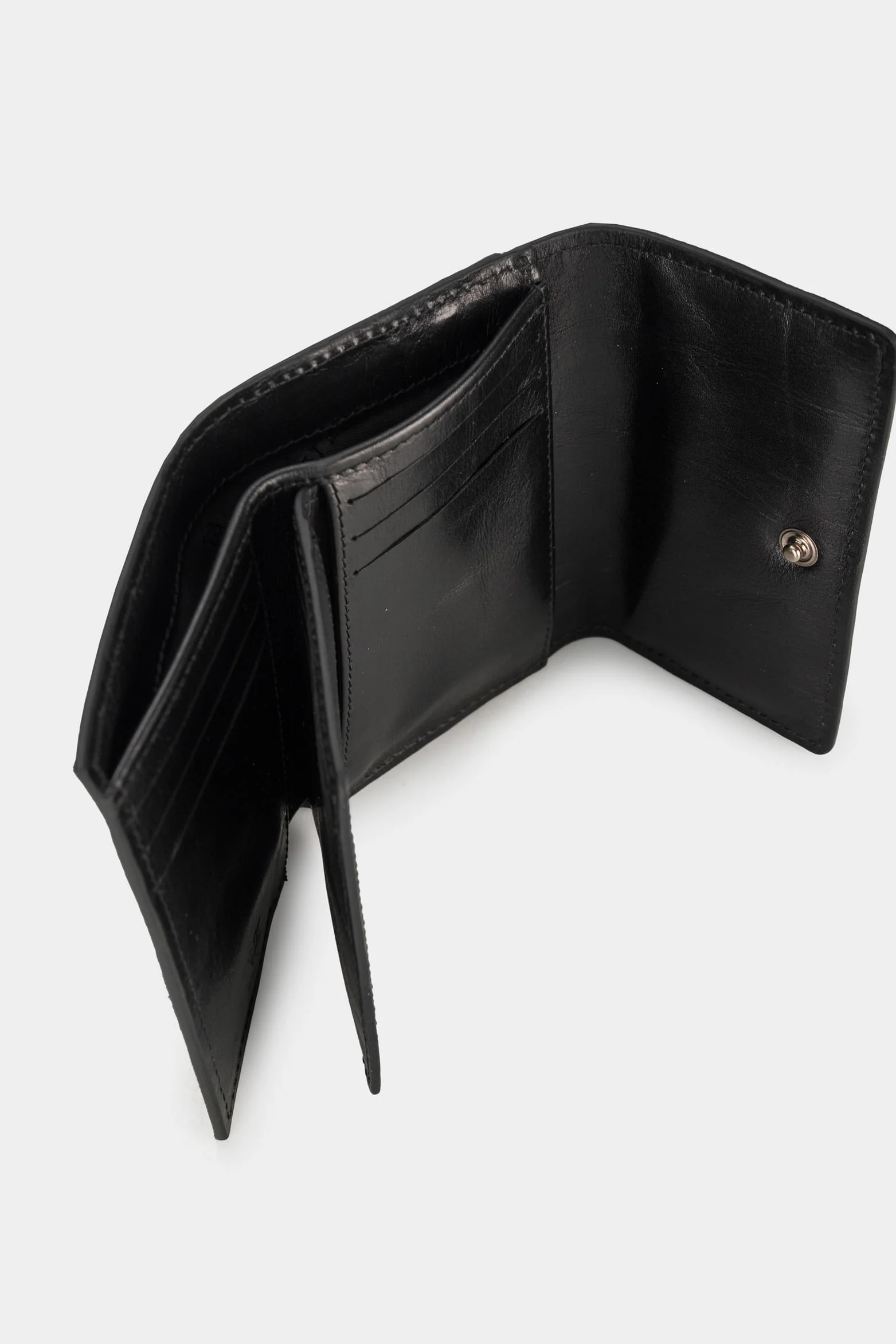 Women’s Taupe Leather Wallet with Removable Strap - Image 7