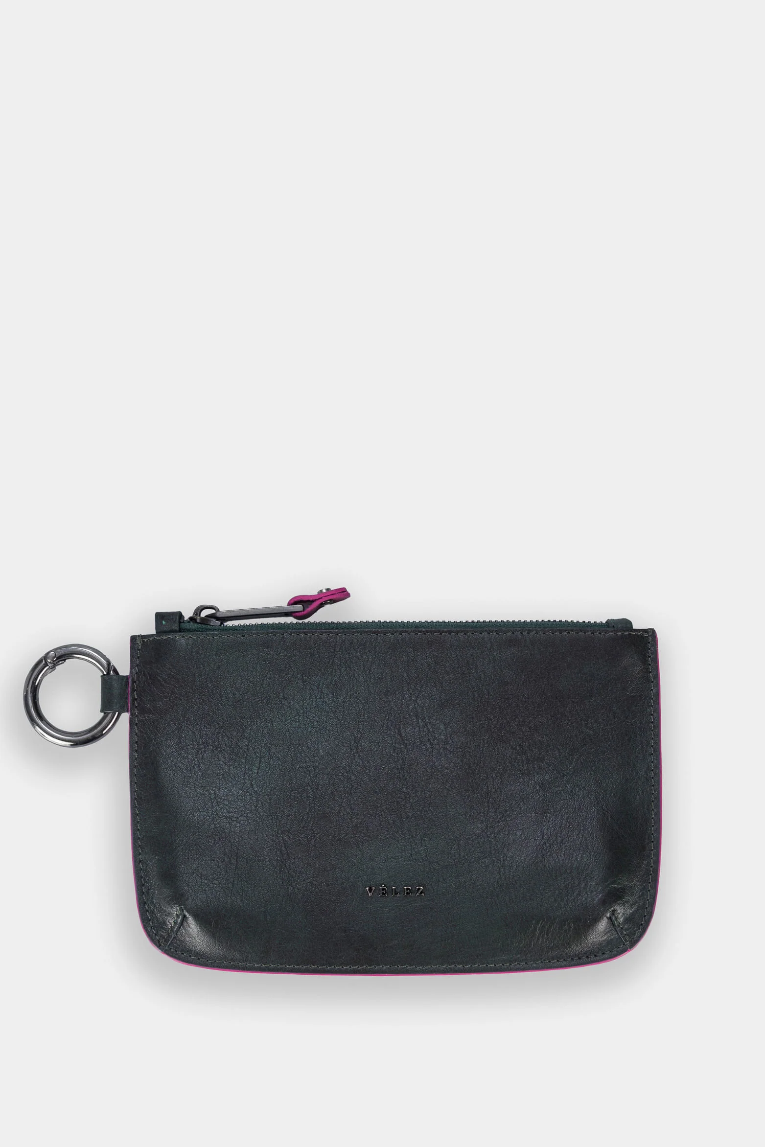 Women’s Three-Piece Raspberry Handheld Handbags in Leather - Image 6