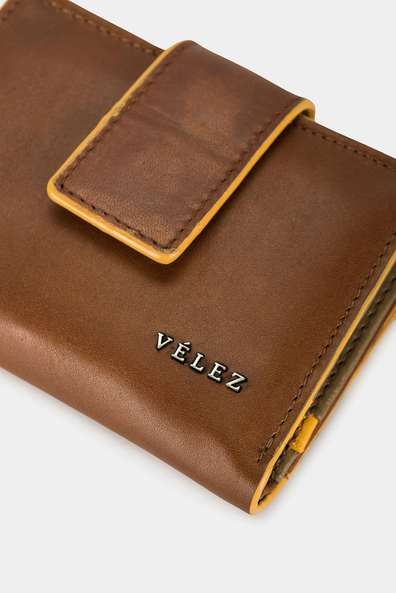 Women’s Tourmaline Wallet in Honey Leather - Image 4