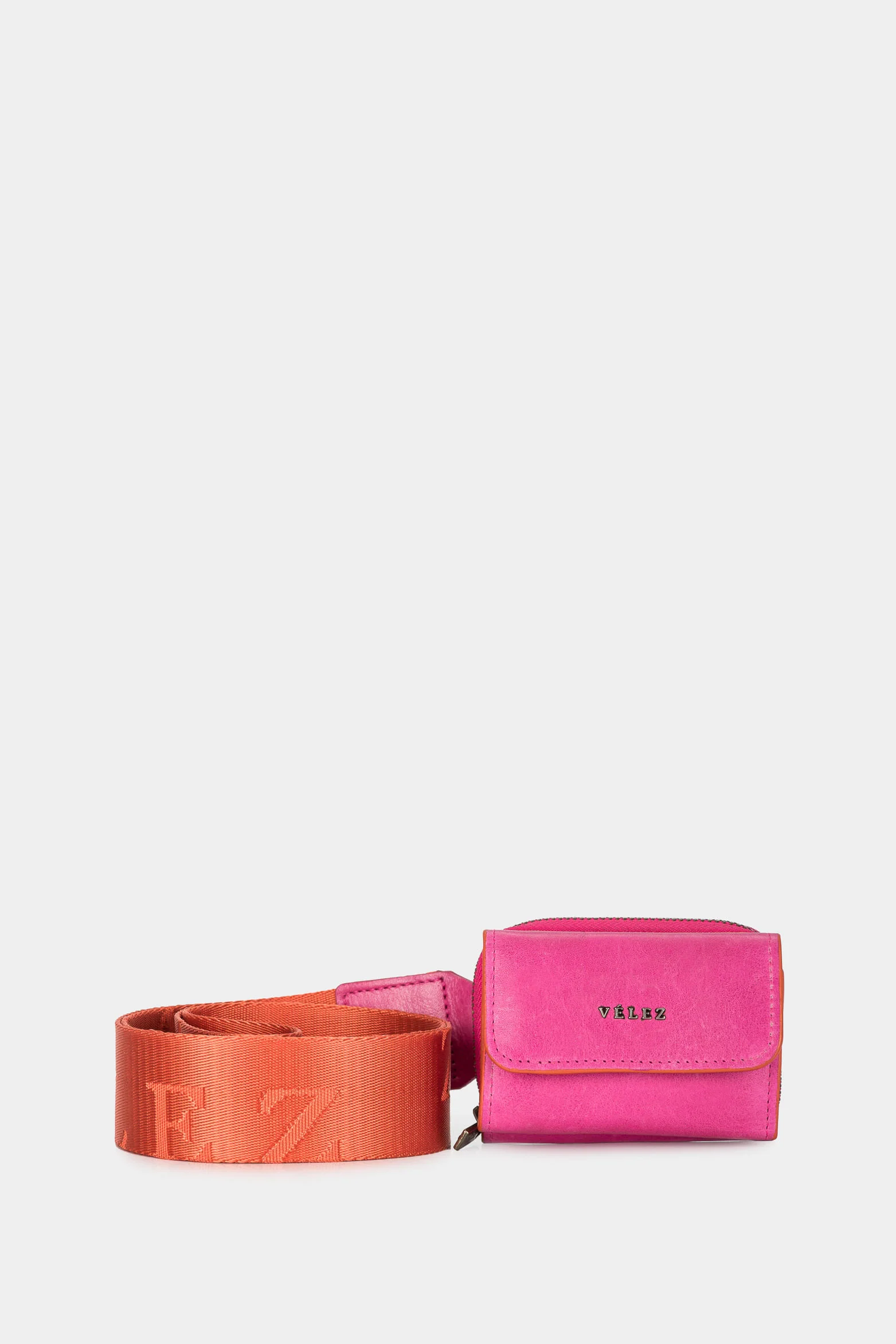 Women’s Tropical Leather Wallet with Removable Strap