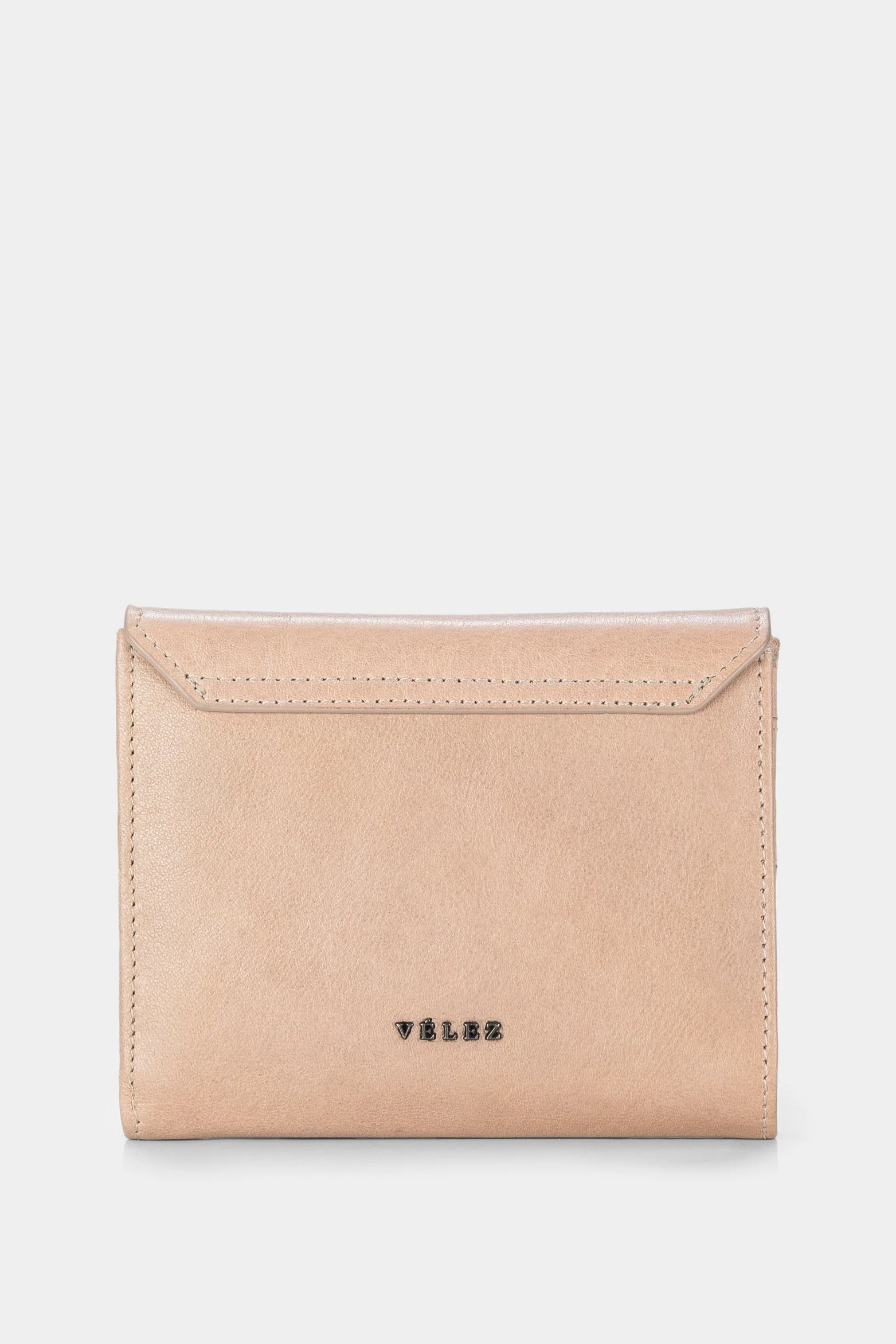 Women’s Twist Wallet in Leather with Snap Closure System - Image 3