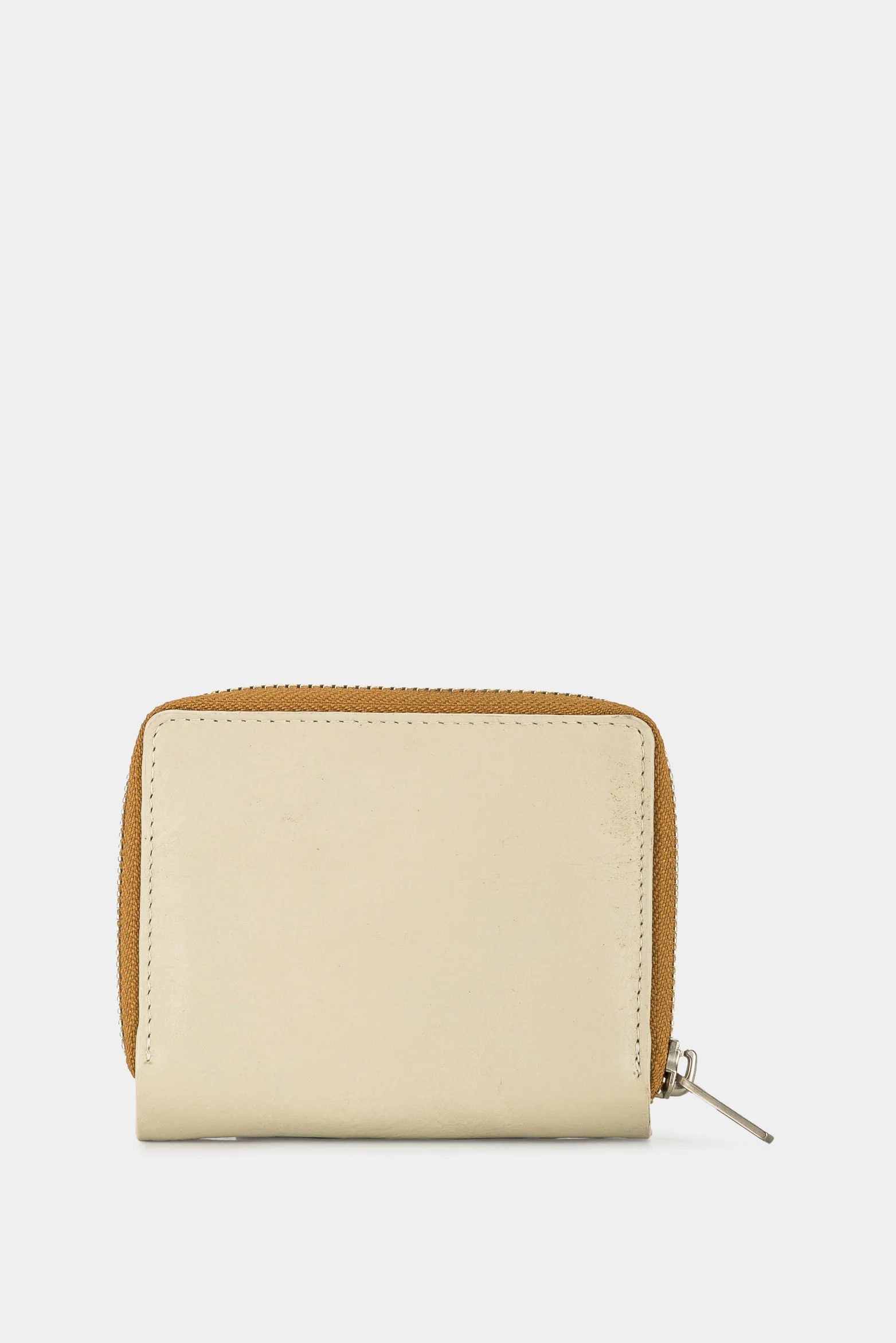 Women’s Wild Wallet in White Leather with Coin Pocket - Image 3