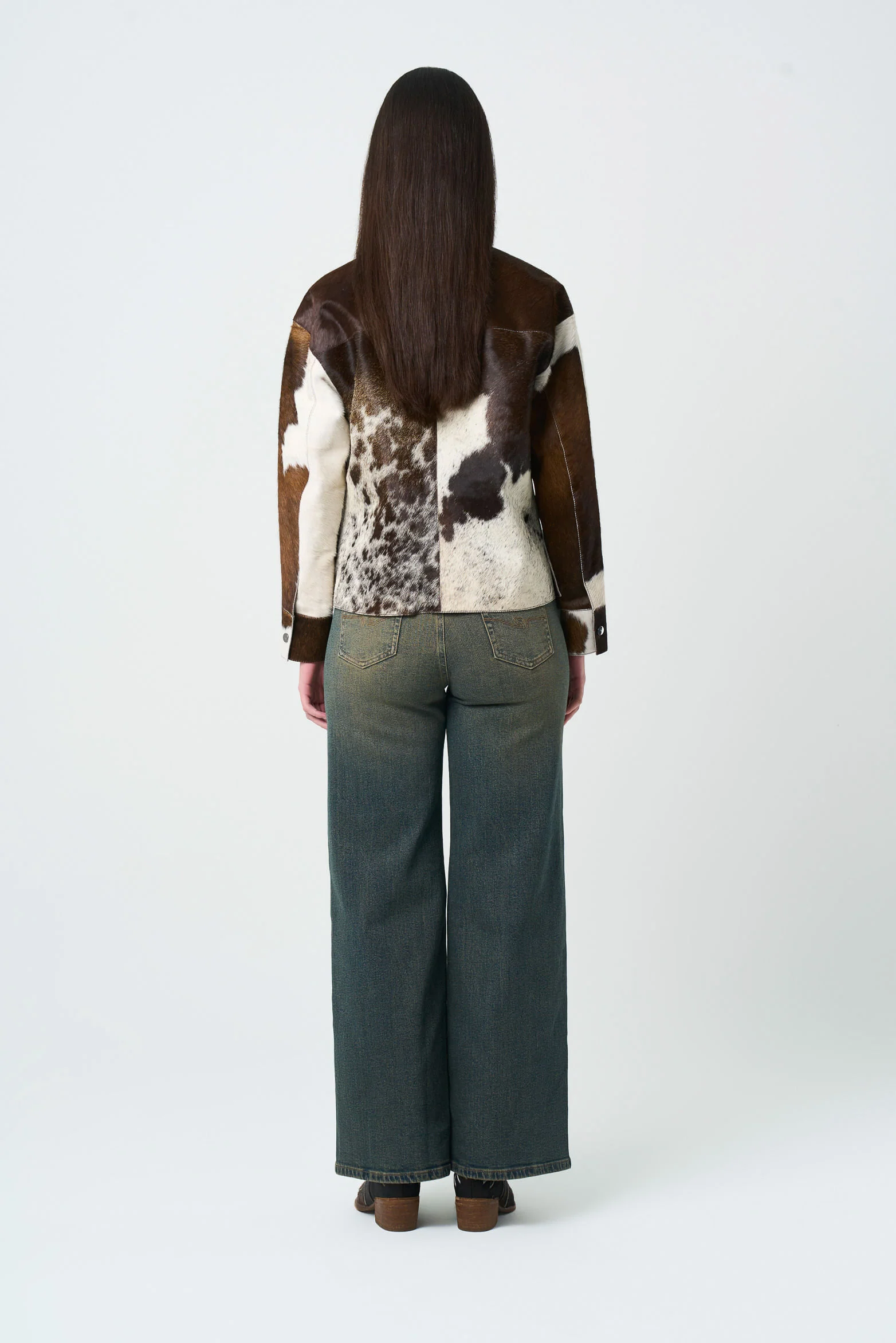 Women's Cowskin Leather Jacket - Image 4