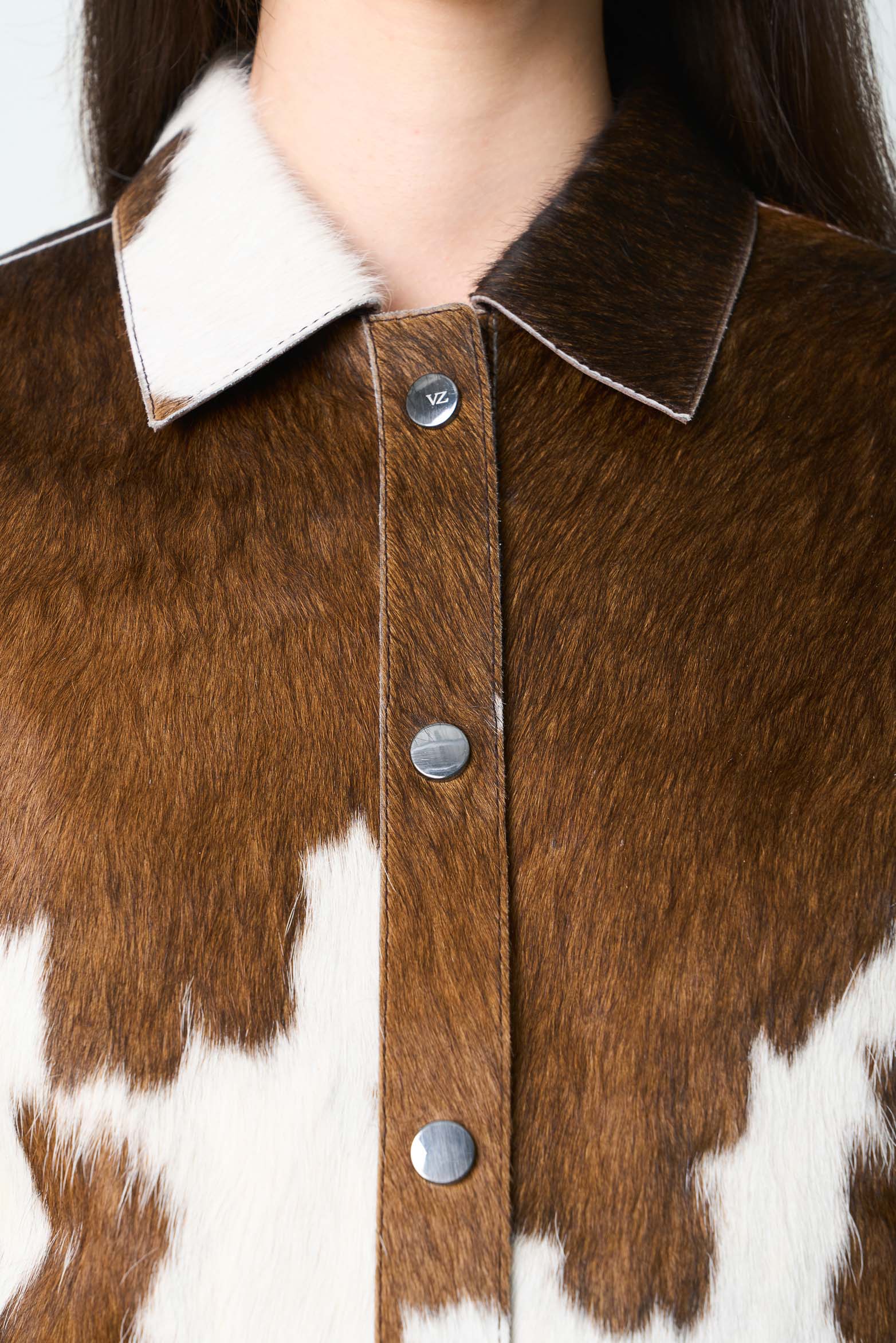 Women's Cowskin Leather Jacket - Image 7