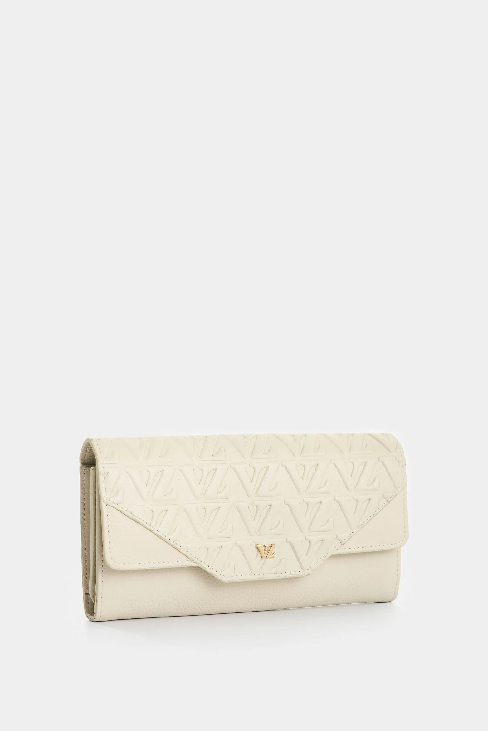 Women's Damasco Leather Checkbook Holder Monogram - Image 2