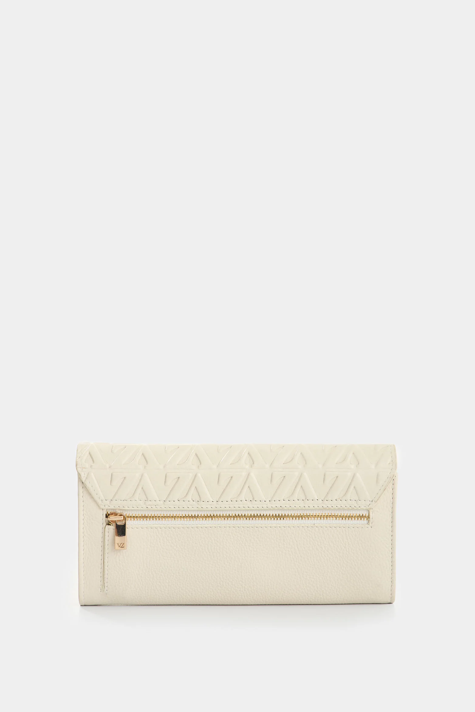Women's Damasco Leather Checkbook Holder Monogram - Image 3