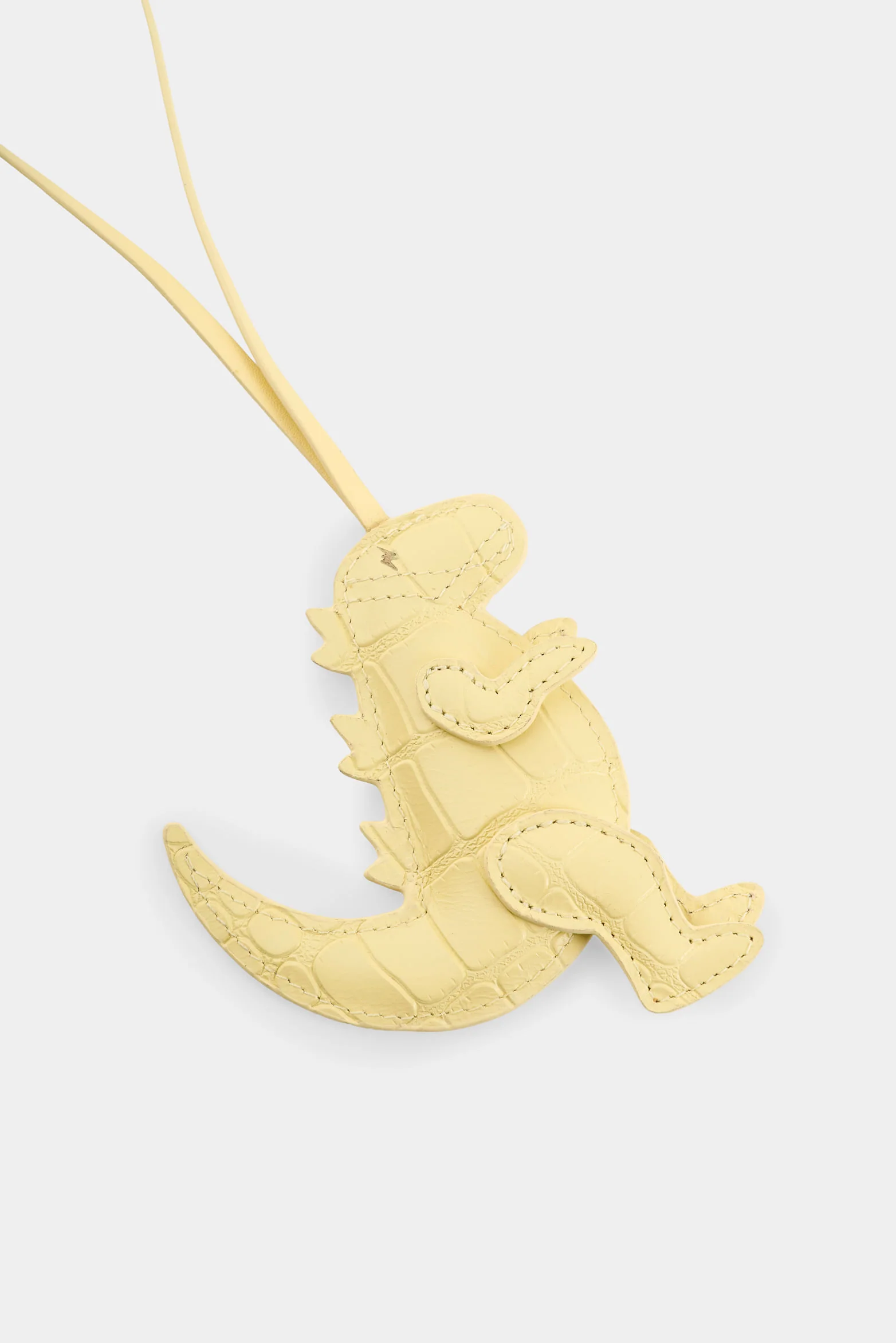 Dino Croco Leather Charm - Image 2