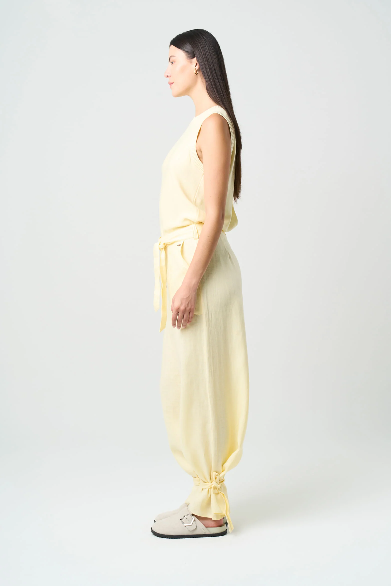 Women's Galera Linen Pants, Relaxed Fit - Image 2