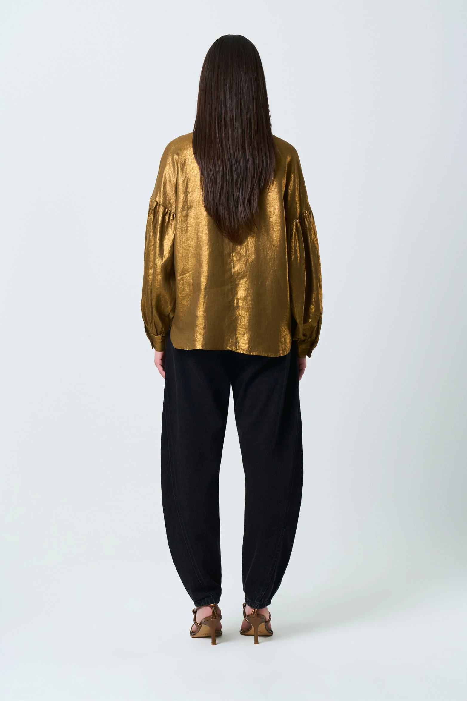 Women's oversized linen Gale shirt - Image 3