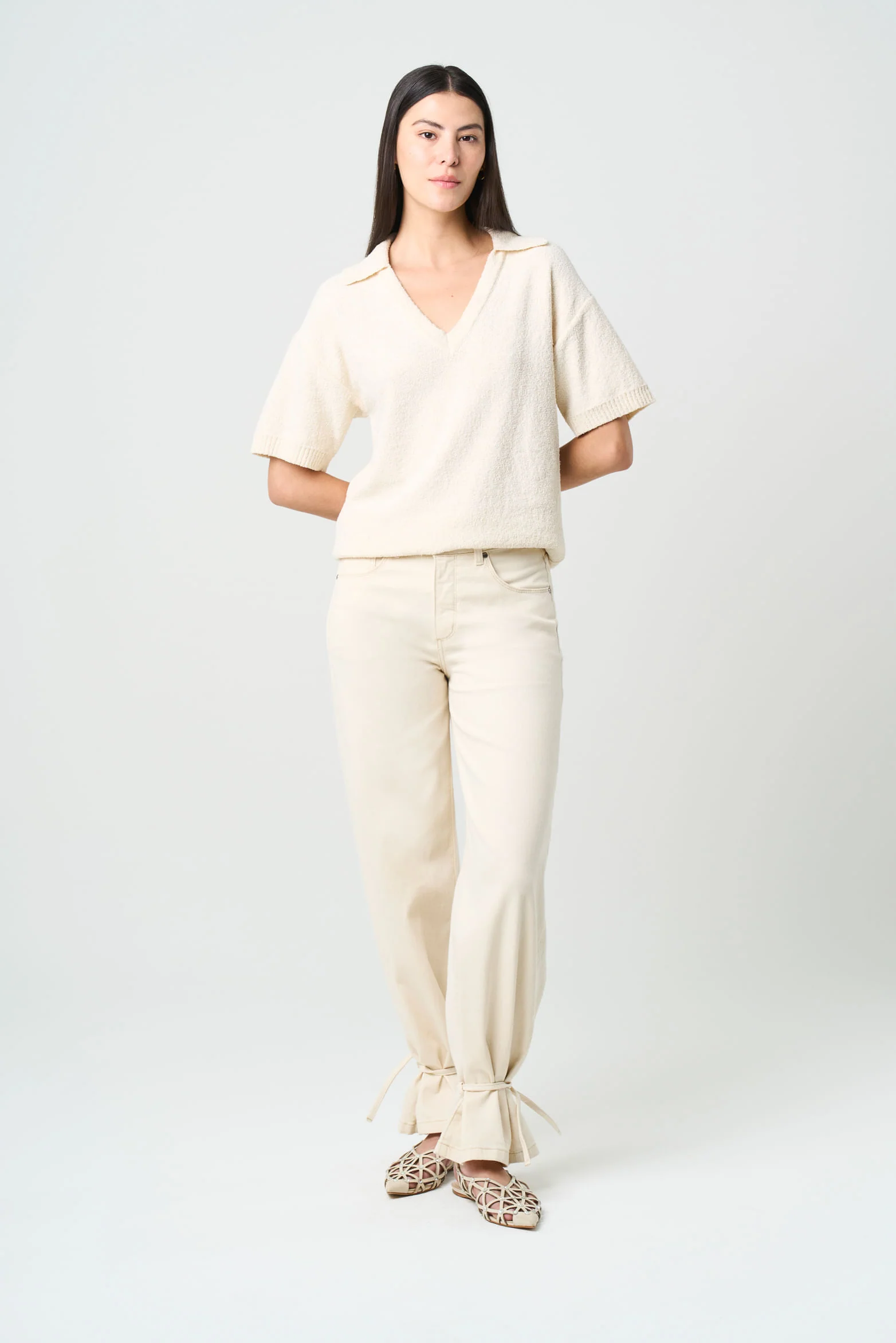 Women's semi-waxed Circe Flare Jeans